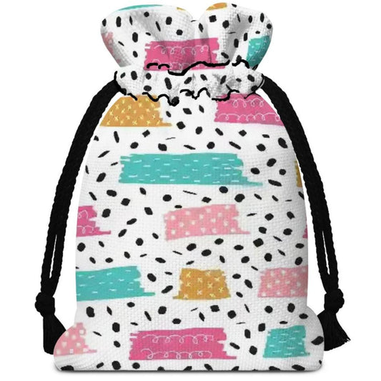 Vibrant Whimsical Drawstring Gift Bags for Every Occasion
