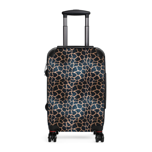 Rose Gold Giraffe Print - Suitcases Available in 3 Sizes (Small, Medium, & Large)