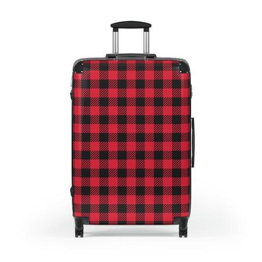 Colourful Plaid - Suitcases Available in 3 Sizes (Small, Medium, & Large) Unique Suitcase
