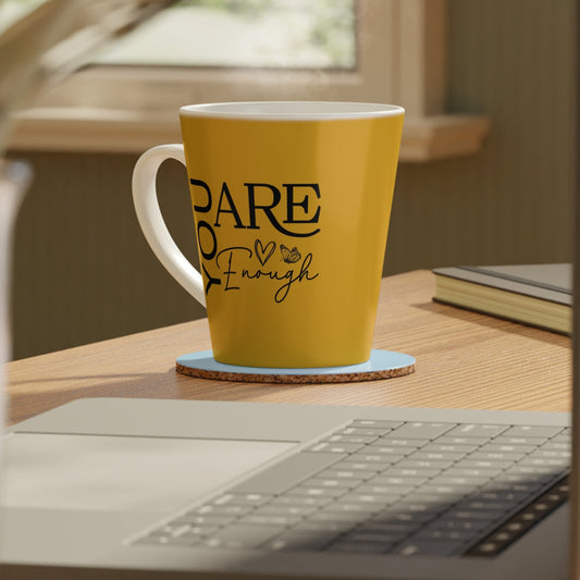 You Are Enough - Ceramic Latte Mug, 12oz