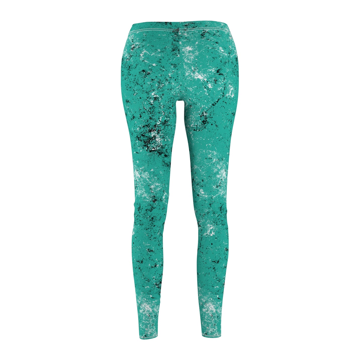 Grunge Collection - TEAL - Women's Cut & Sew Casual Leggings