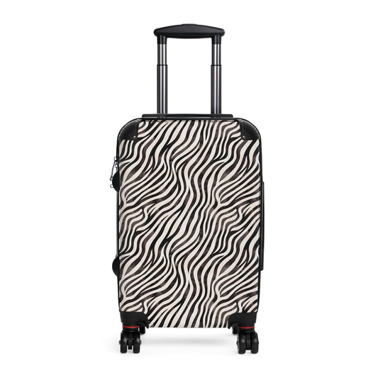 Zebra Print Suitcases Available in 3 Sizes (Small, Medium, & Large)