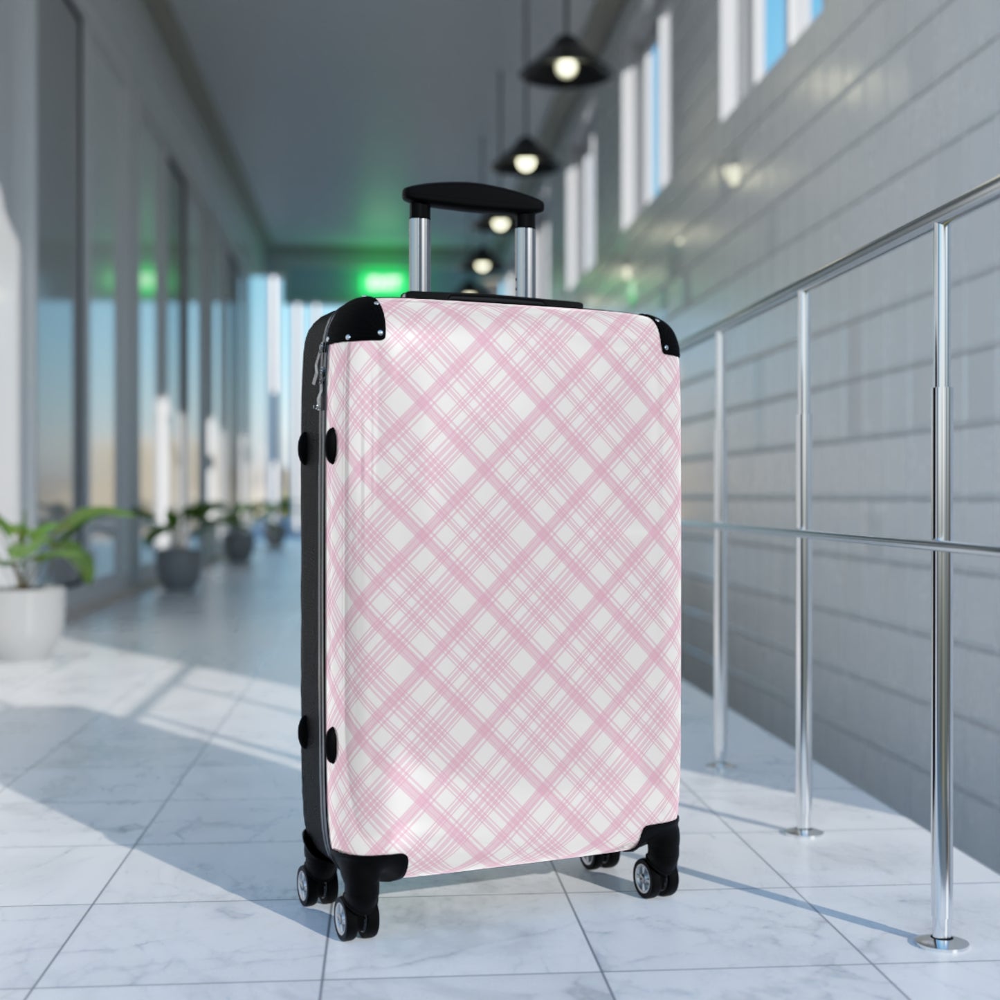 Colourful Plaid - Suitcases Available in 3 Sizes (Small, Medium, & Large) Unique Suitcase