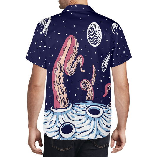 Aliens & Space Travel - Casual Hawaiian Vacation Shirt