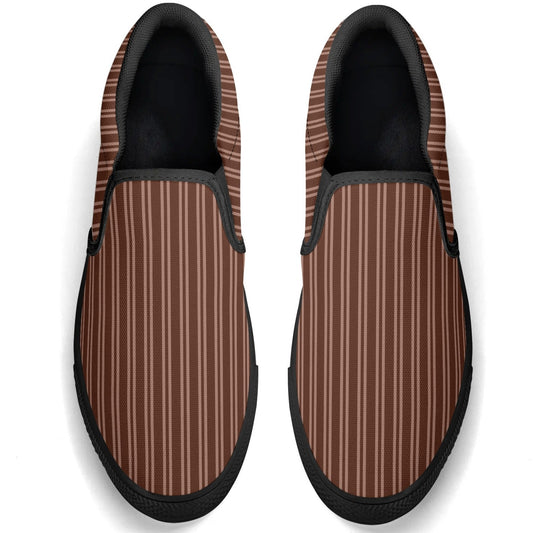 Mens Striped Rubber Loafers