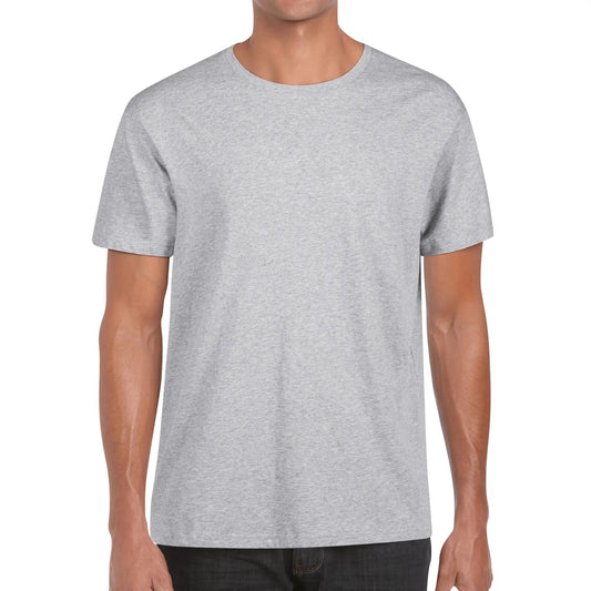 Men's 100% Cotton Super Soft PLAIN T-Shirts - S-5XL (Blank/Plain - No Design)