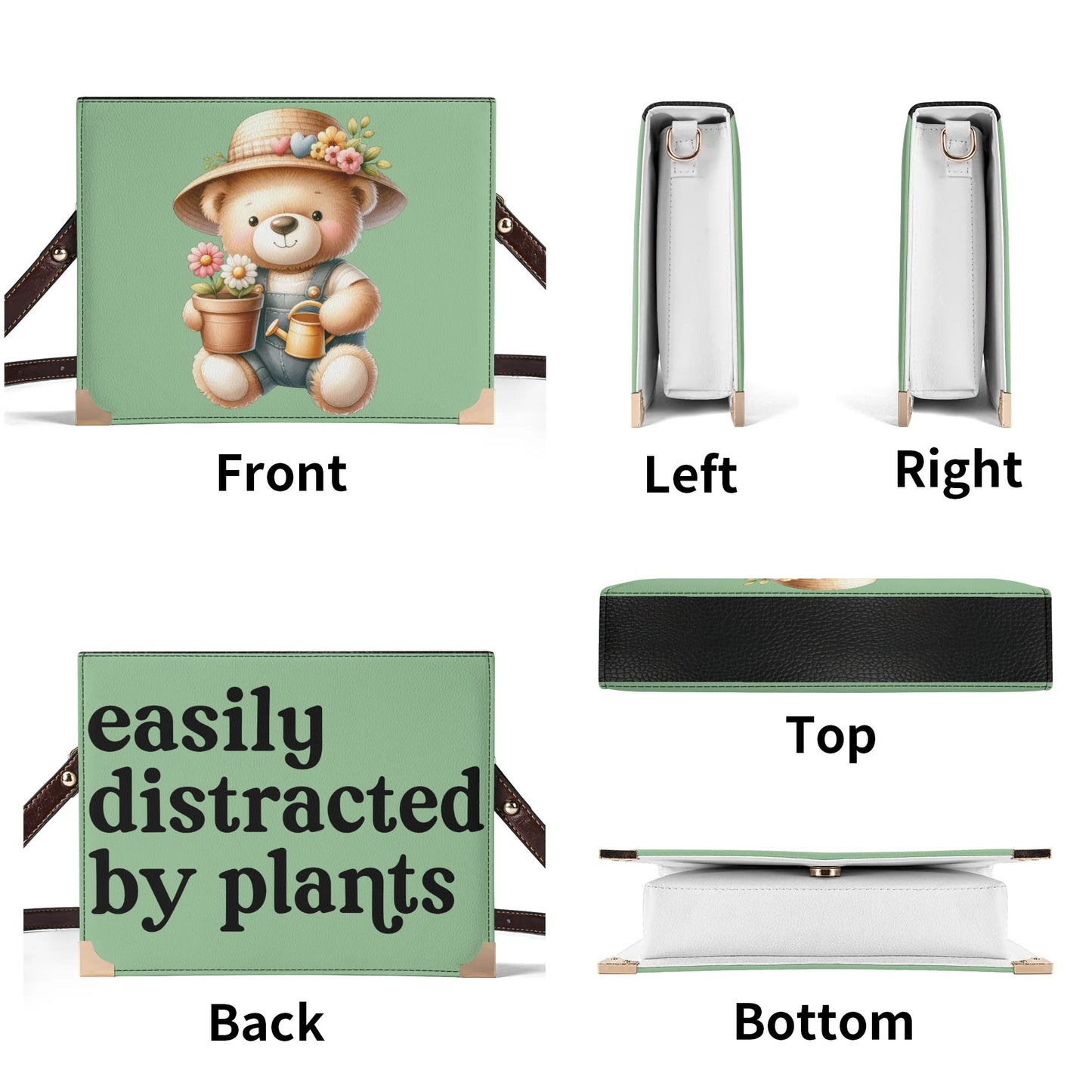 Gardening | Crossbody Bible Bag - Hands-Free Book Carrier