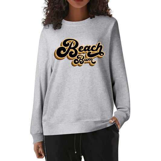 RETRO Beach Bum Vibes - Unisex Cotton Sweatshirt