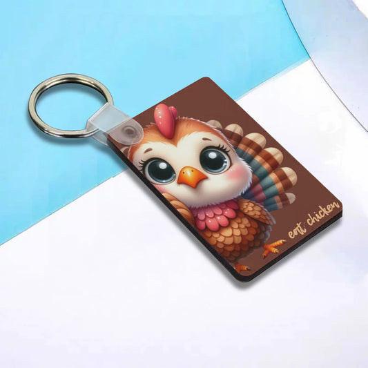 Heartfelt Gift Ideas: Unique Fun Farm Animals Keychains - Double-Sided Printed, Unique Designs, Perfect for Luggage & Keys