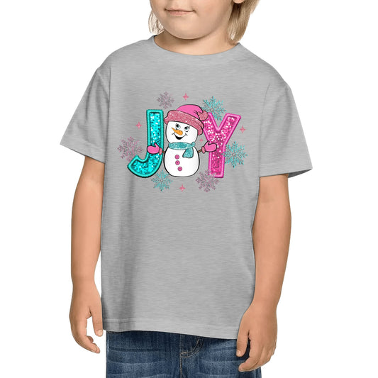 Snowwoman Joy - Kids 100% Super Soft Cotton T-Shirt