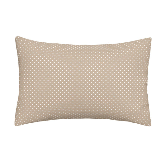 White Polka Dots - Soft Polyester Fleece Rectangular Pillowcase – Stylish, Comfortable, and Durable