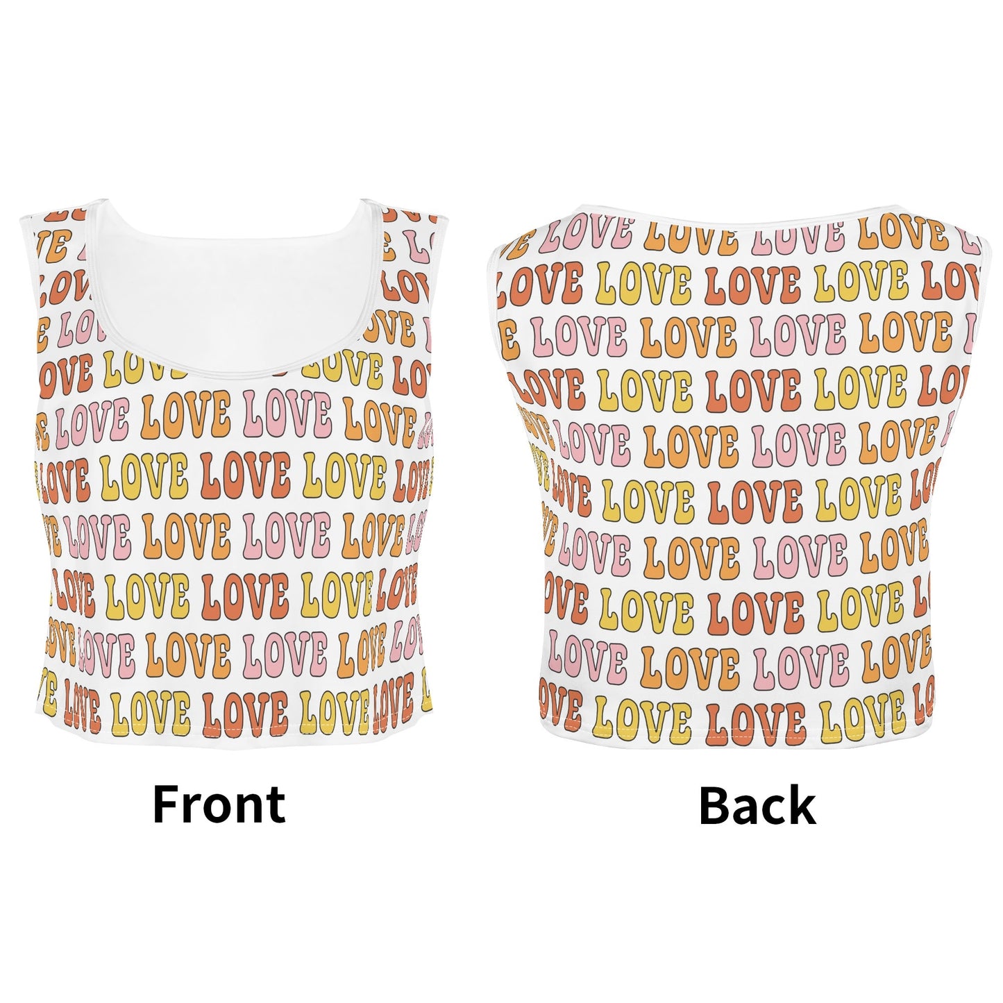 Fun Retro Designs - Women's Crop Tank Top – Soft, Lightweight, Versatile Fit (S-5XL)