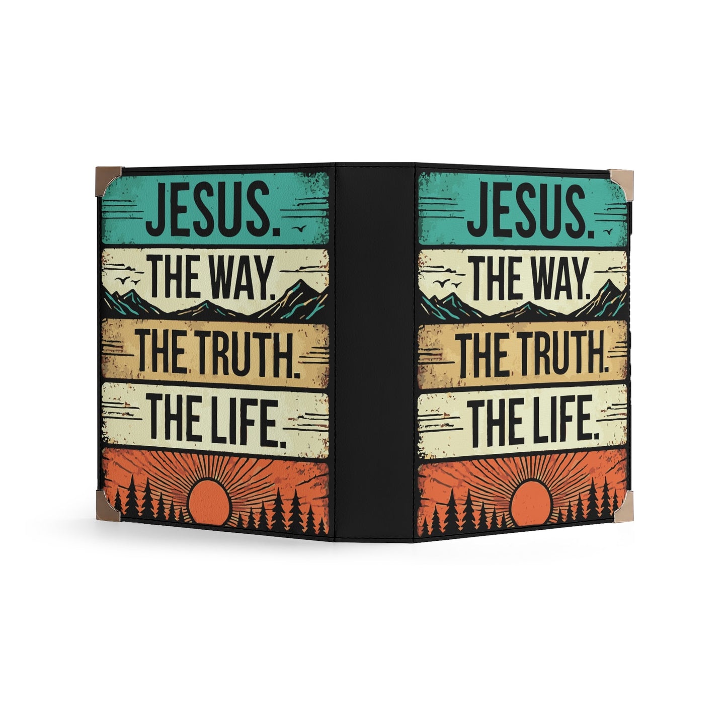 Jesus The Way Truth & Life | Crossbody Bible Bag - Hands-Free Book Carrier