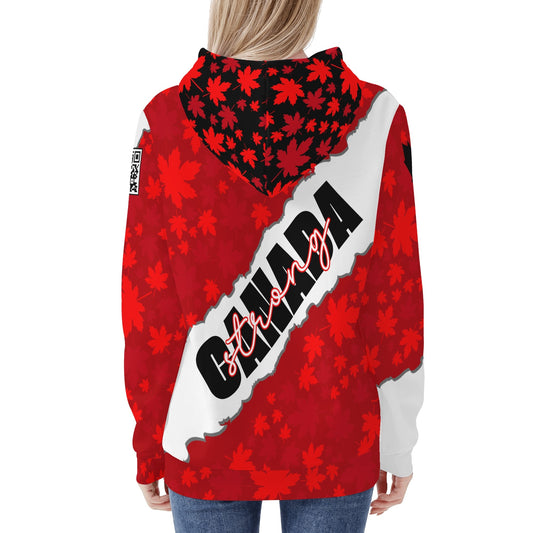 Canada Strong | Women's Warm Velvet Hoodie with #NOTFORSALE Pocket
