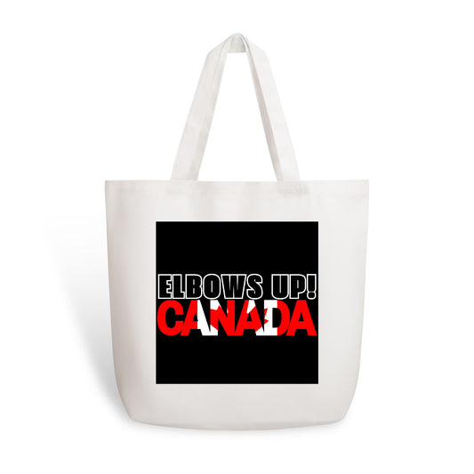 Elbows Up! | 100% Cotton Tote Bag - Eco-Friendly