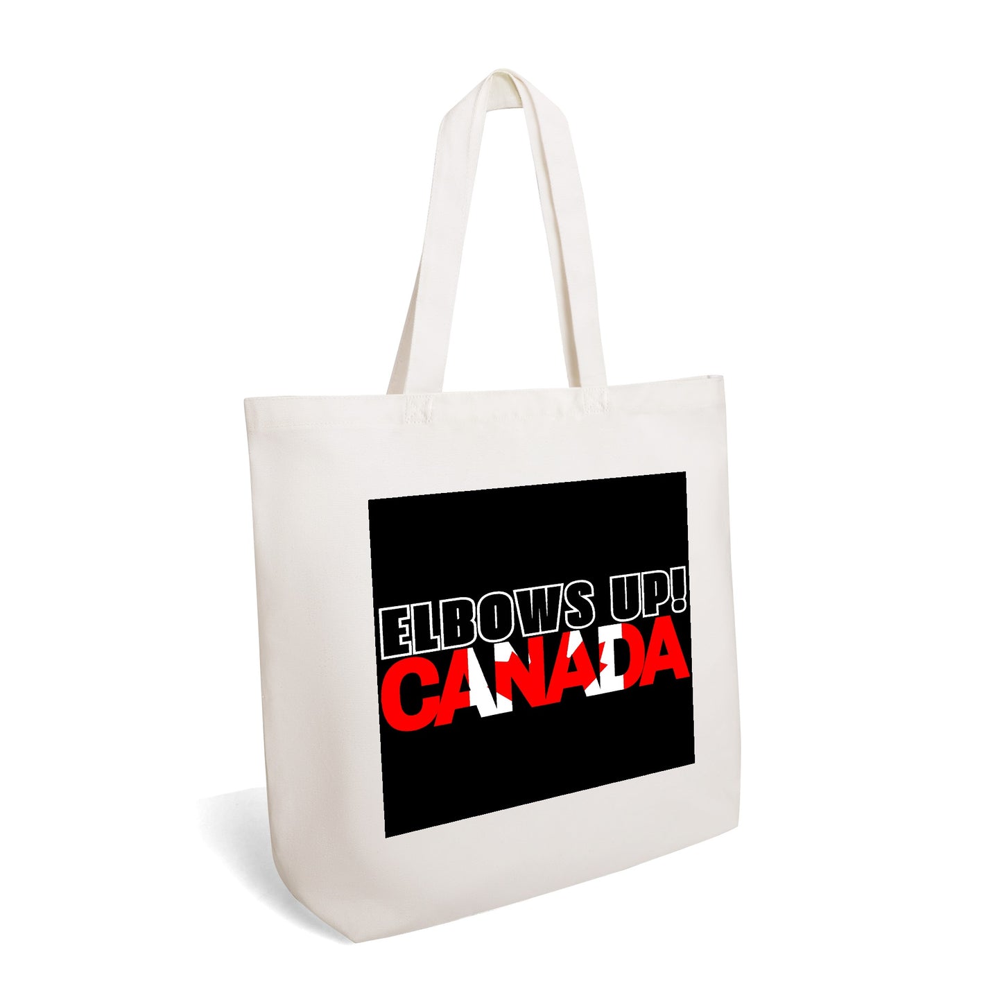 Elbows Up! | 100% Cotton Tote Bag - Eco-Friendly