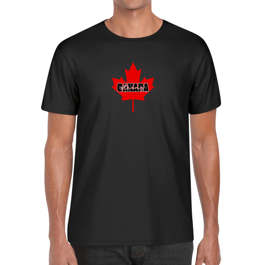 Elbows Up! | Canada Strong - Mens (Double-Sided) 100% Soft Cotton T-Shirt
