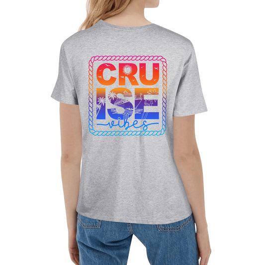 Cruise Vibes | Women's 100% Soft Cotton T-Shirt