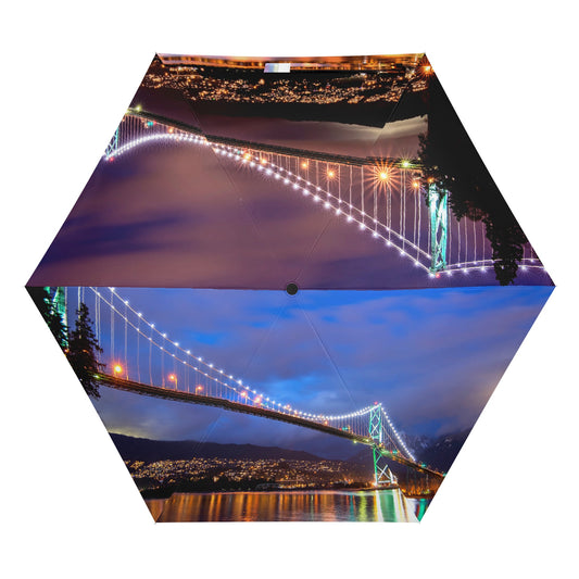 Lions Gate Bridge, Vancouver BC | Unique Automatic Folding Umbrella – Stylish, Durable, and Functional