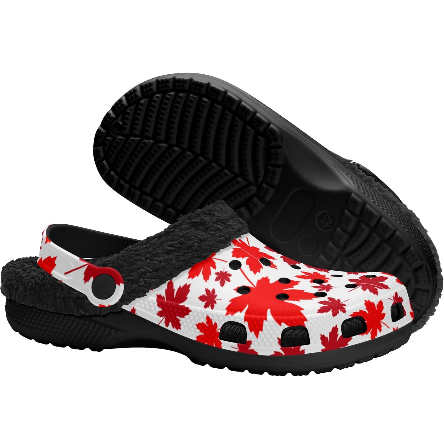 Maple Leaves | Fleece-Lined Clog Slippers | Cozy, Versatile & Built for Everyday Comfort