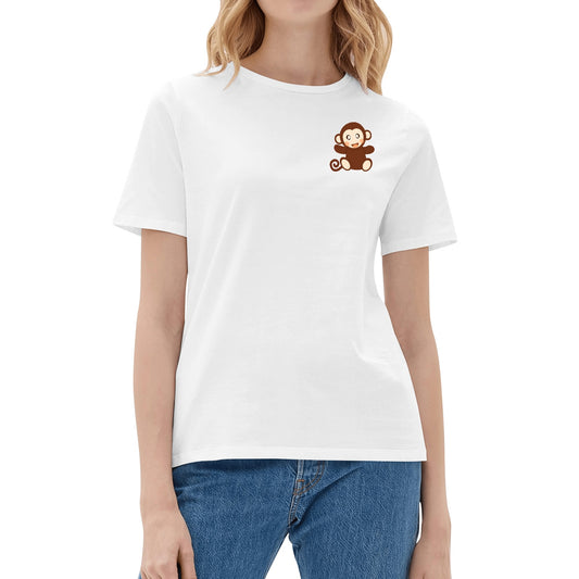 Not My Circus Not My Monkeys But I Definitely Know The Clown | Womens 100% Soft Cotton Front & Back Printed T-Shirt