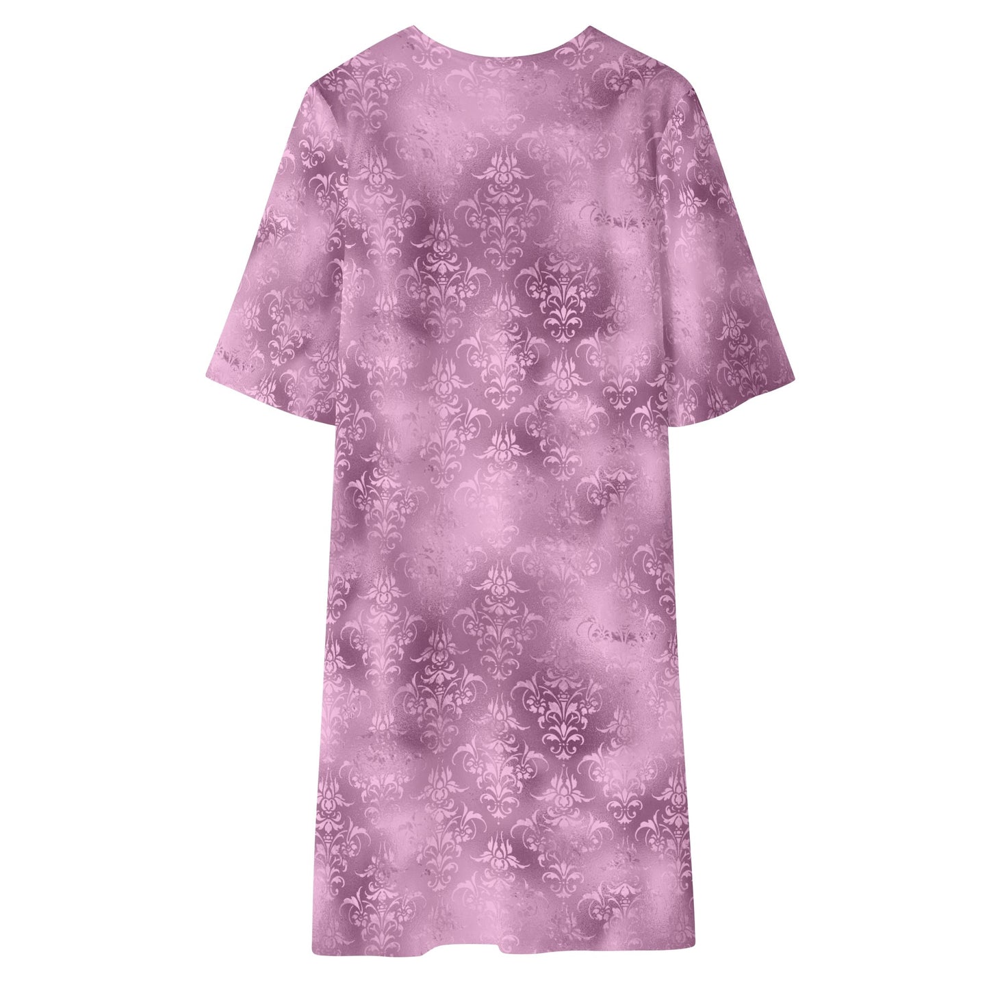 Damask Motif | Womens Half Sleeve Kimono Robe