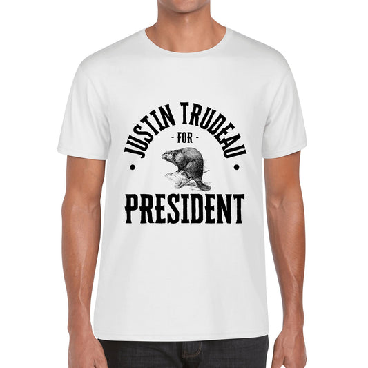 Justin Trudeau for President | Mens 100% Soft Cotton T-Shirt