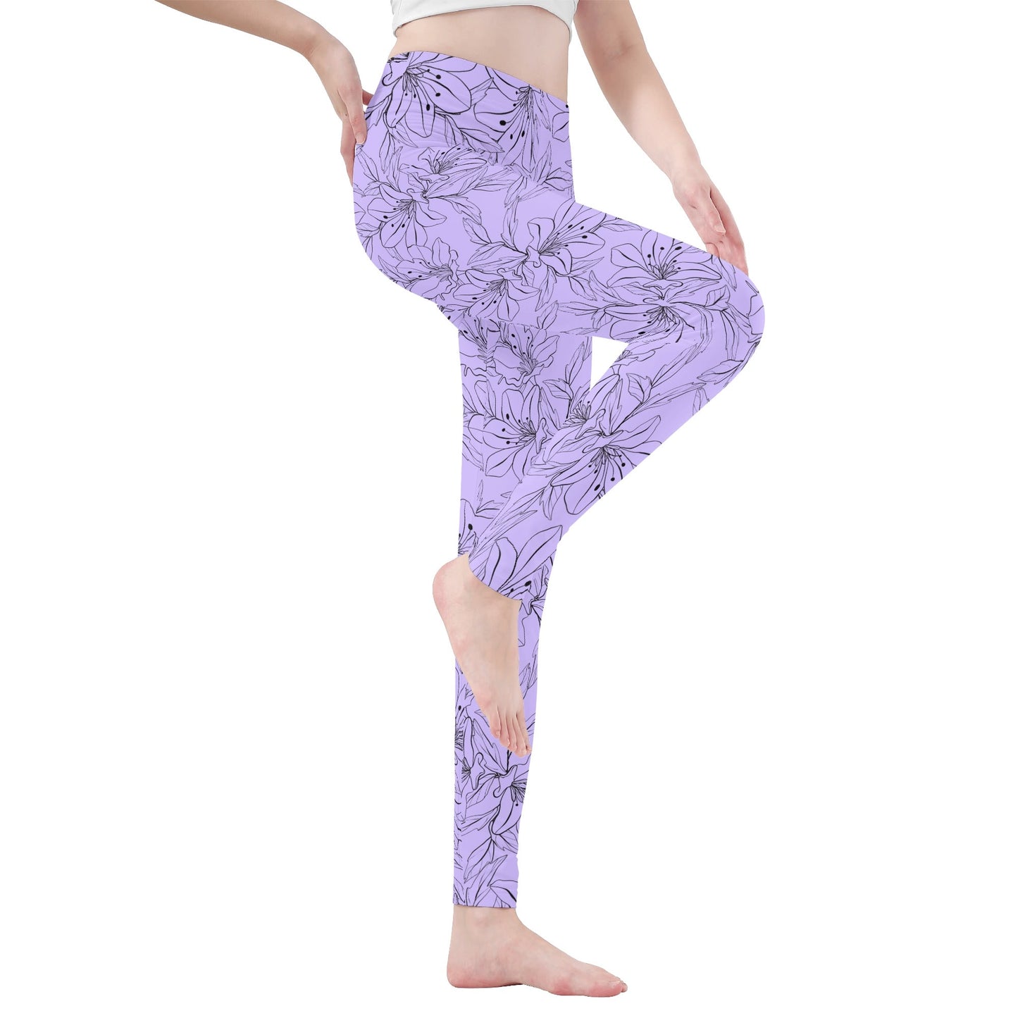 Spring Orchids Collection | Womens Leggings – Moves With You, Looks Good Doing It