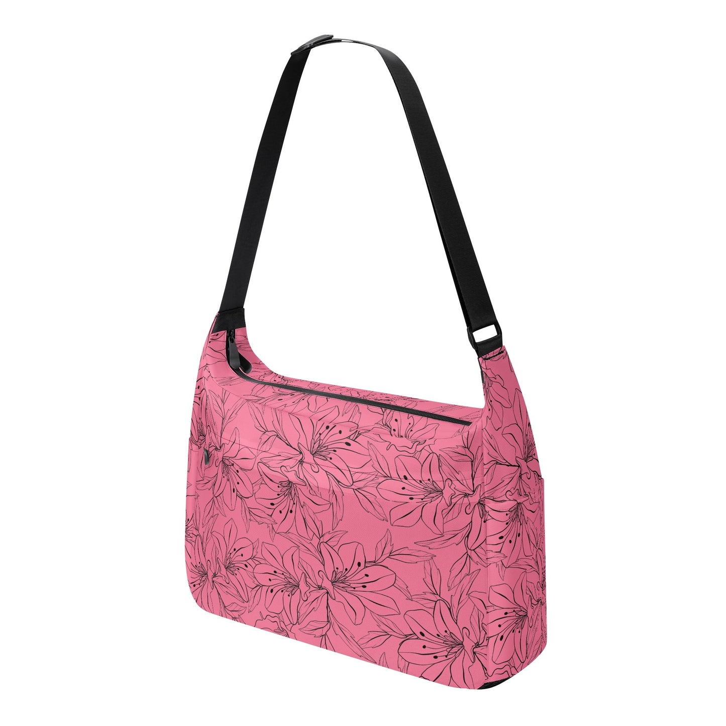 Spring Orchids Collection | Laptop Messenger Bag – Built for Commutes, Ready for Anywhere