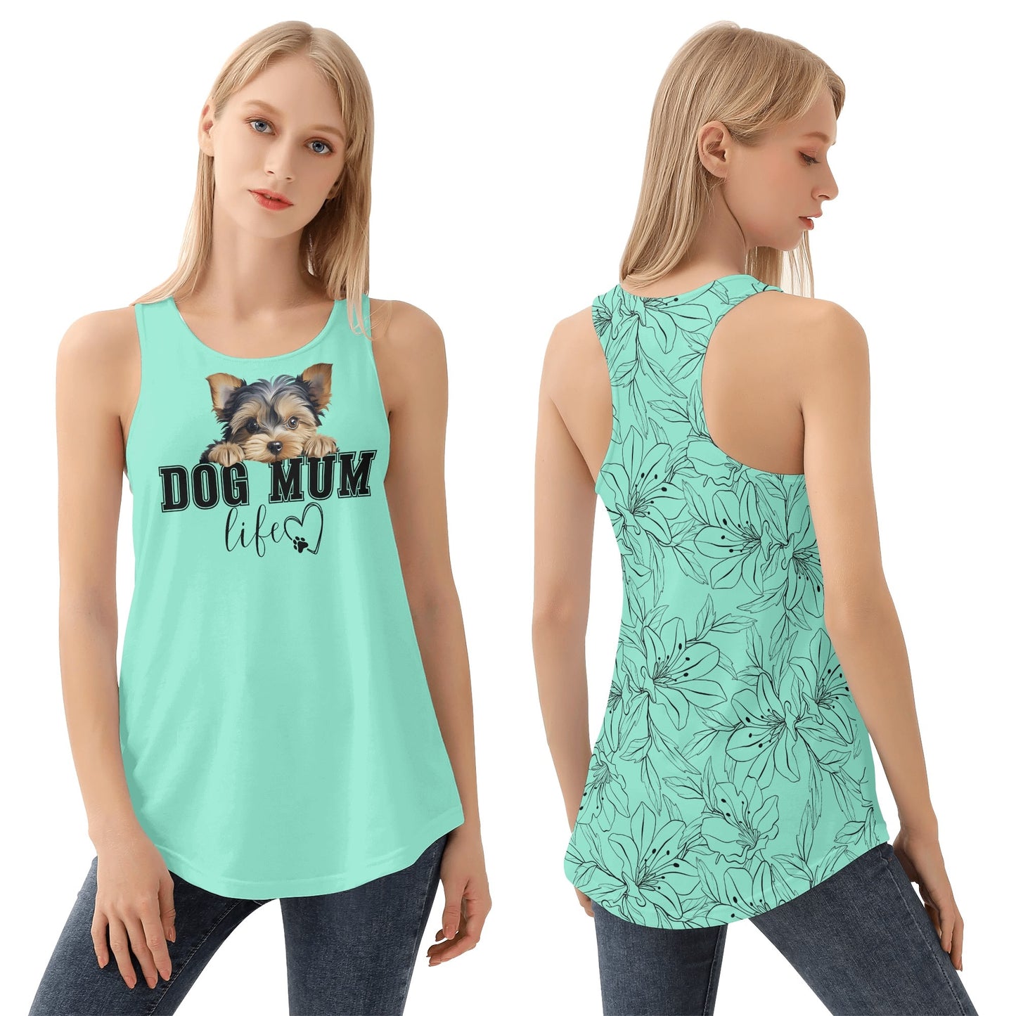 Dog Mum Life - Womens Loose Tank Top