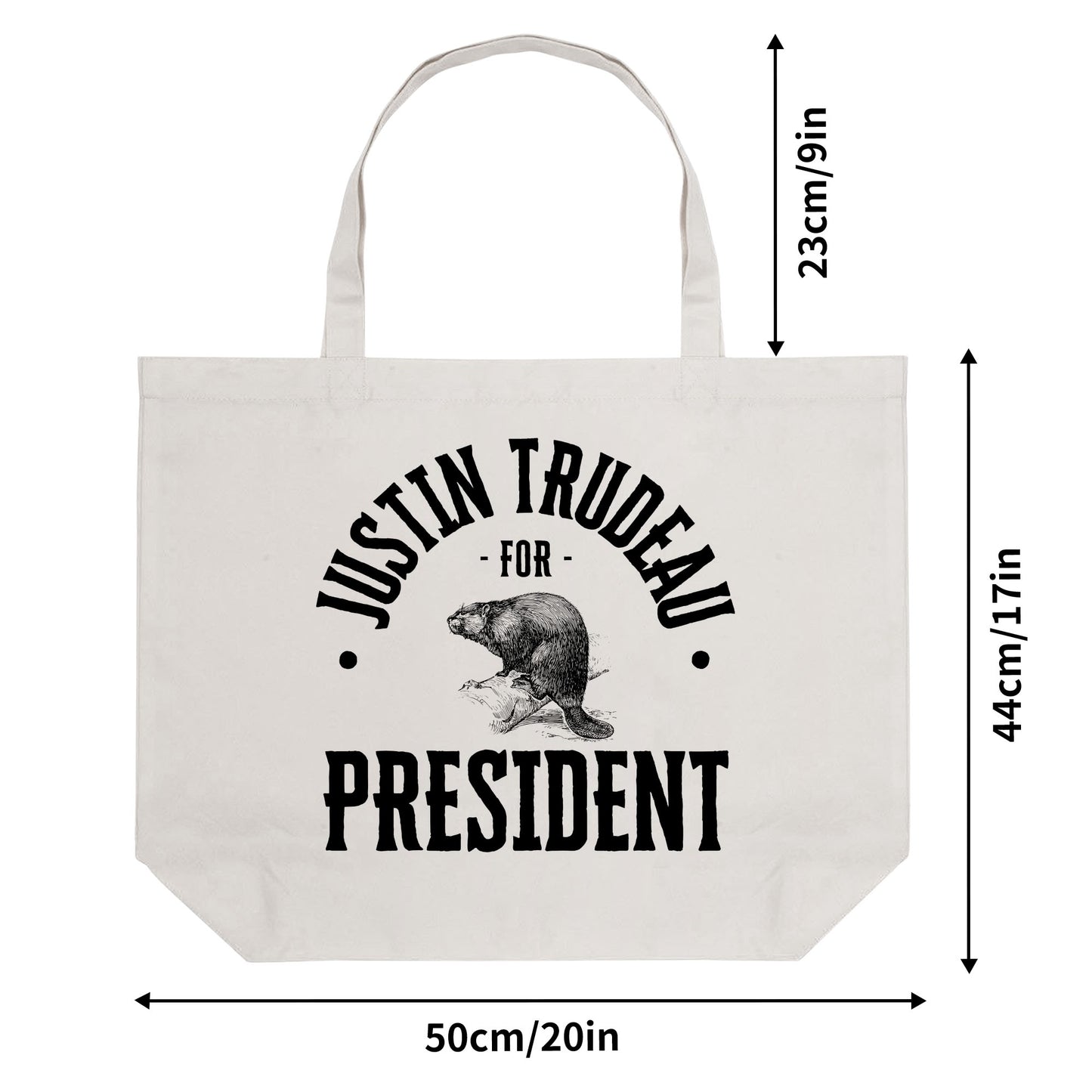 Standing Up For Canada | 100% Cotton Tote Bag (Single-sided Print)