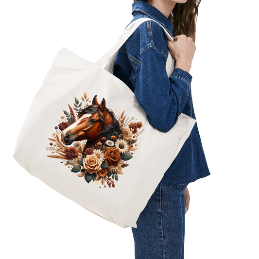 Horse Love | 100% Cotton Tote Bag - Eco-Friendly