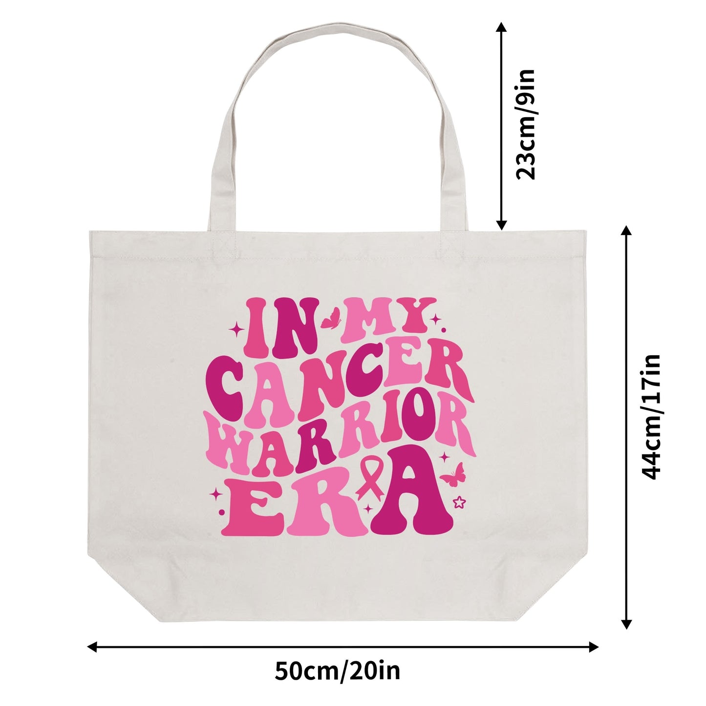 In My Cancer Warrior Era | 100% Cotton Tote Bag (Single-sided Print)