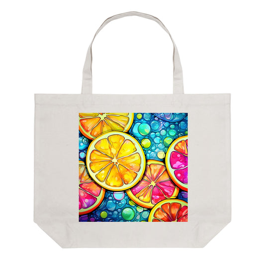 Citrus Zing | 100% Cotton Tote Bag (Single-sided Print)