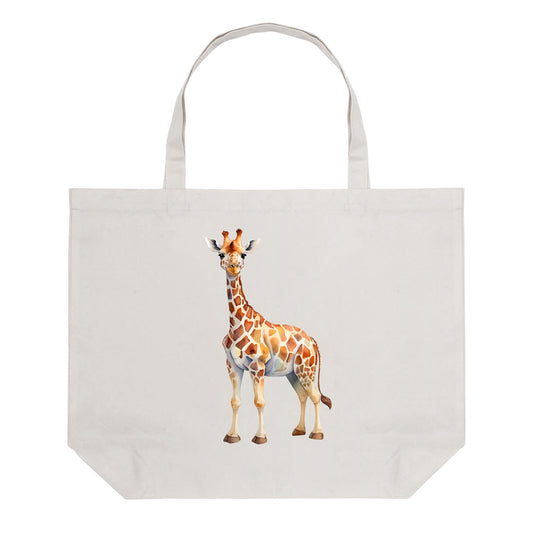 Giraffe | 100% Cotton Tote Bag (Single-sided Print)