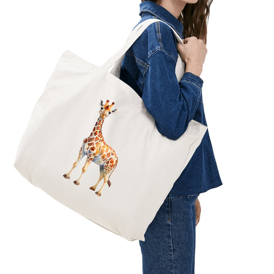 Giraffe | 100% Cotton Tote Bag - Eco-Friendly