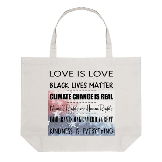 American Love Tote | 100% Cotton Tote Bag (Single-sided Print)