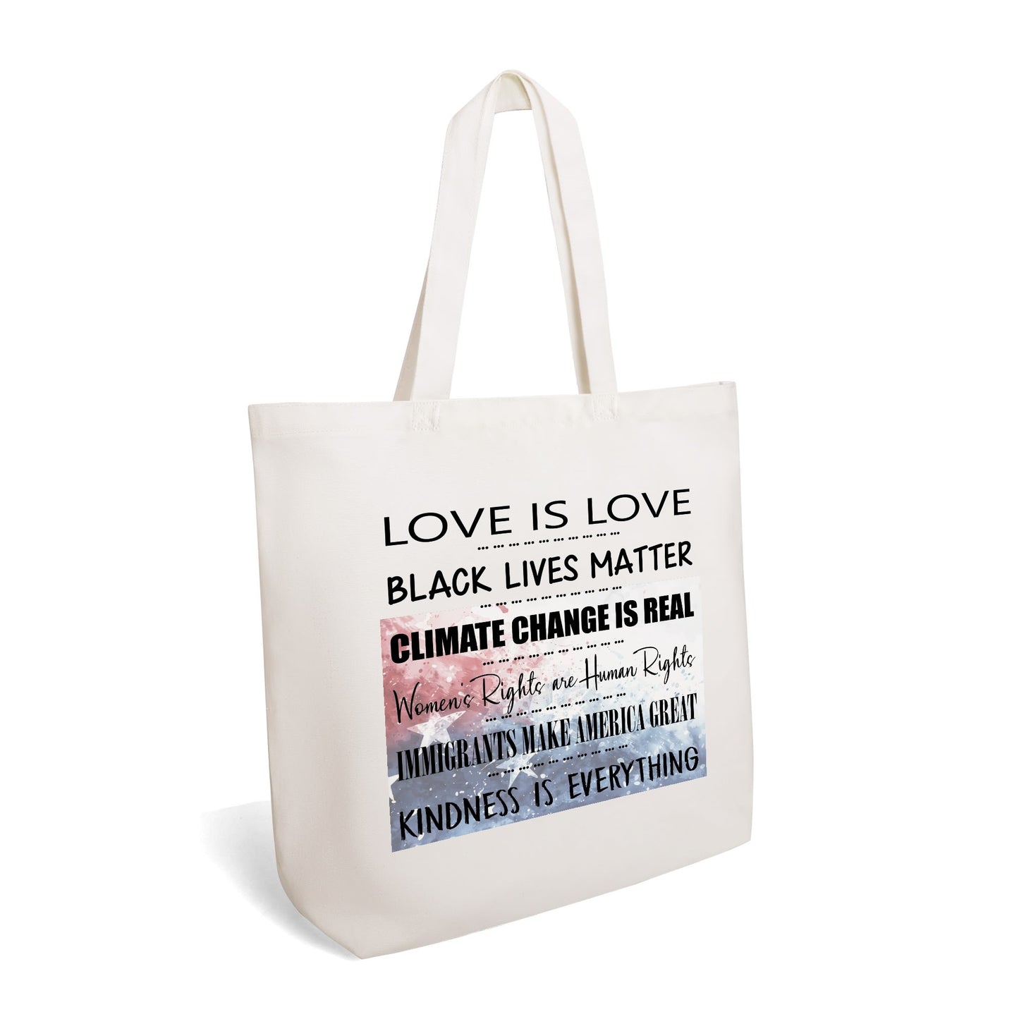 American Love Tote | 100% Cotton Tote Bag - Eco-Friendly