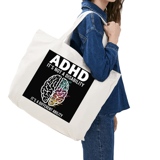 ADHD FUN | 100% Cotton Tote Bag - Eco-Friendly