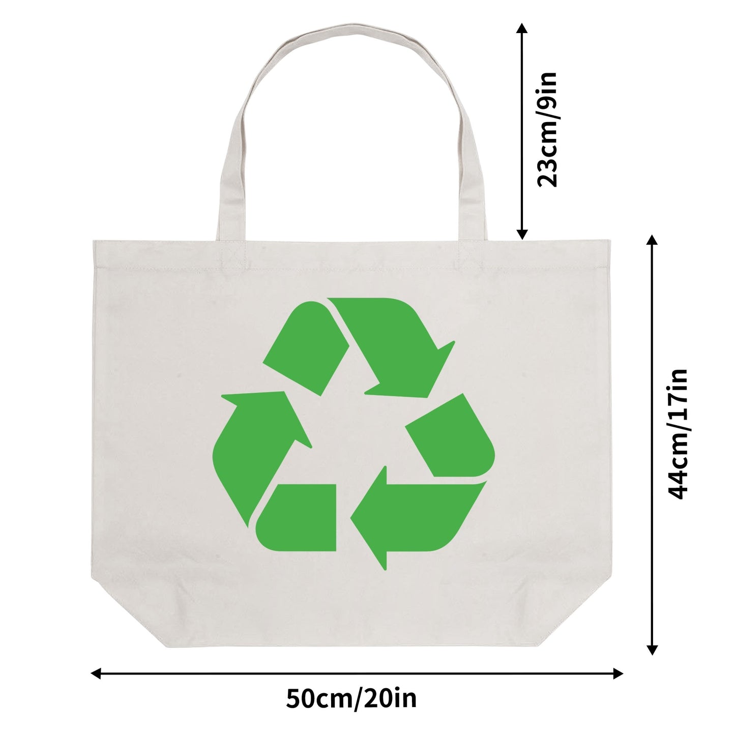 Recycling | 100% Cotton Tote Bag (Single-sided Print)
