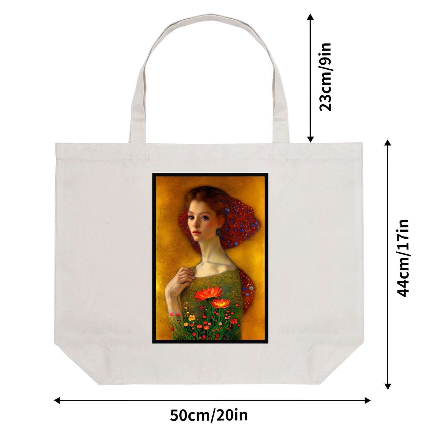 The Bloom Within | 100% Cotton Tote Bag (Single-sided Print)