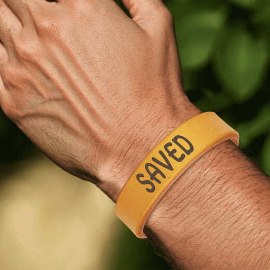 Black or Yellow | Men’s Christian Engraved Cuff Bracelet – Bold Style, Lasting Messages
