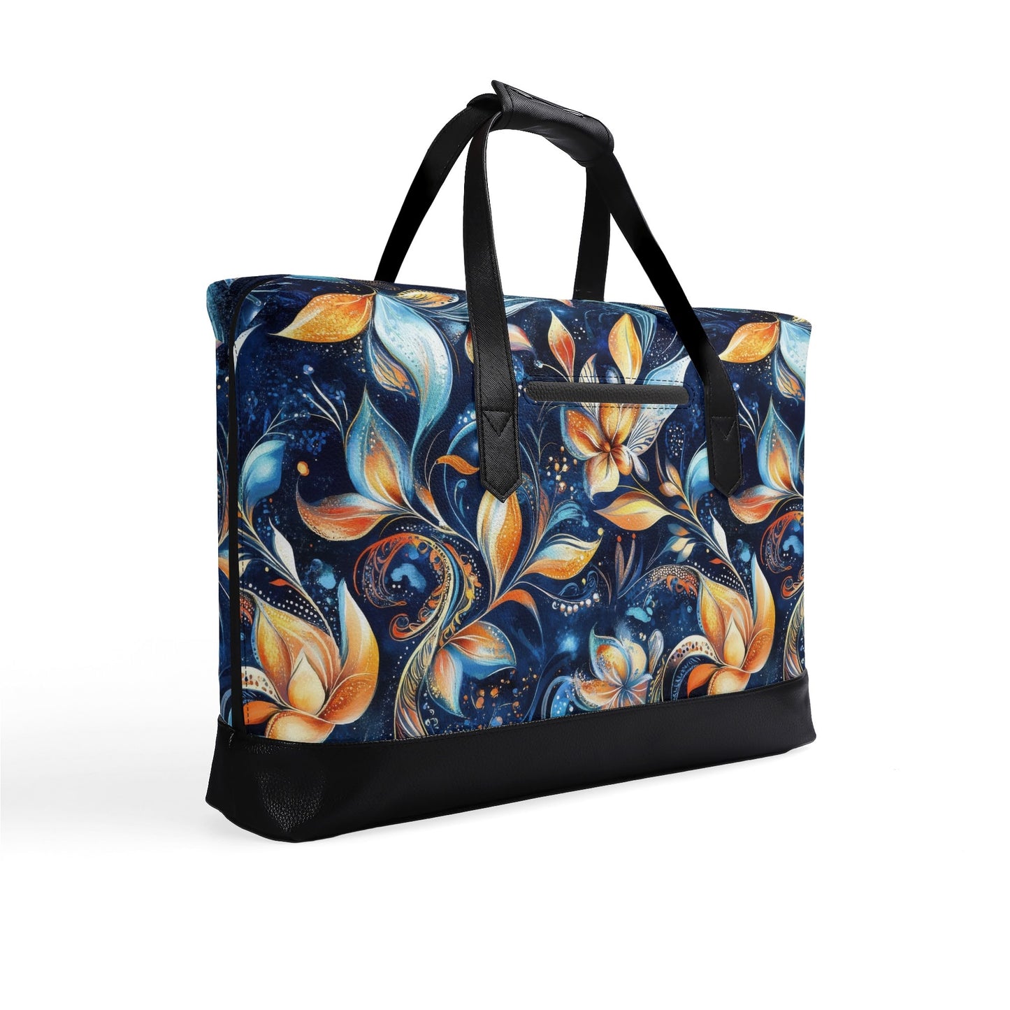 Twilights Golden Hour | Faux Leather Briefcase | Business Laptop Bag – Classic, Durable, Water-Resistant