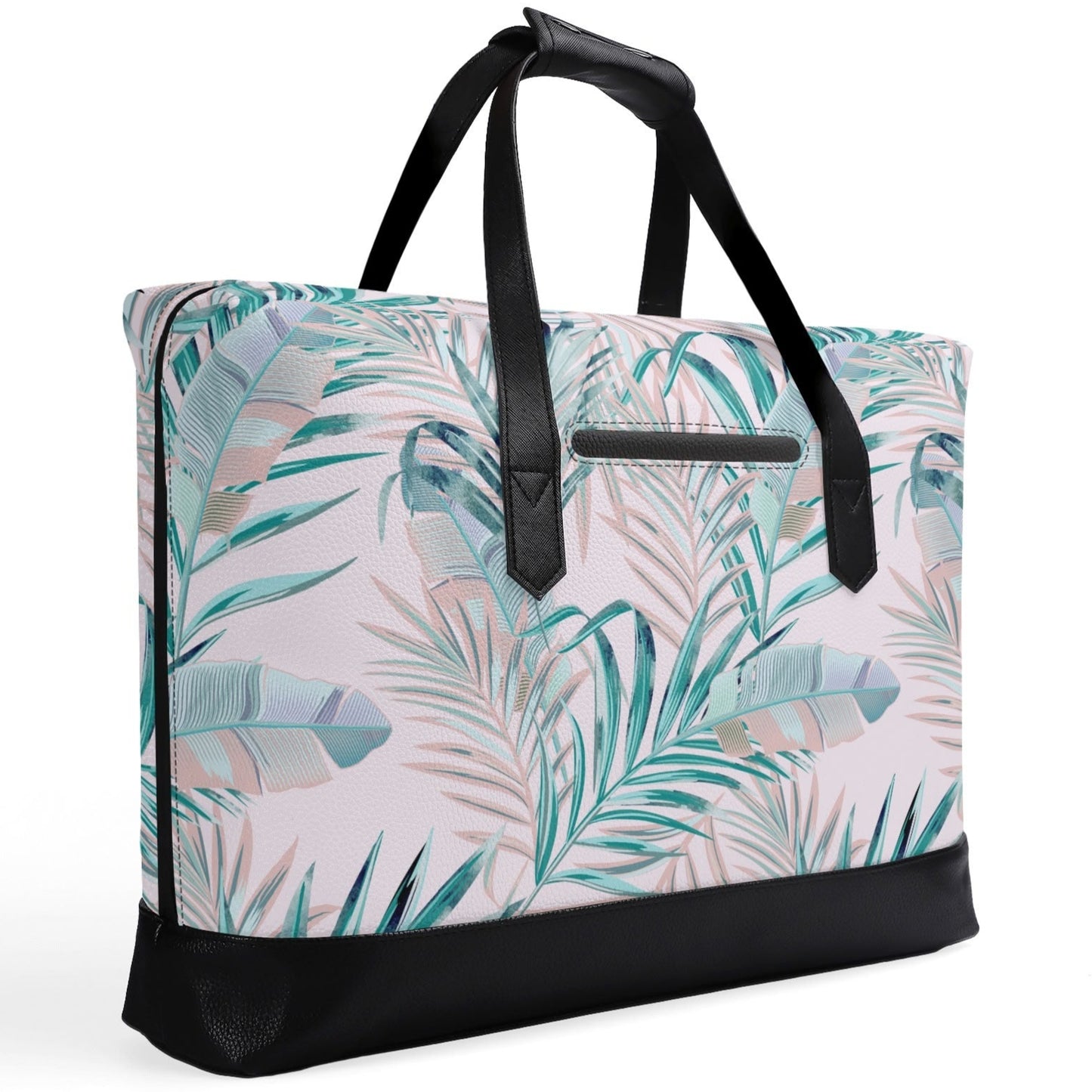 Leaf It to Style | Faux Leather Briefcase | Business Laptop Bag – Classic, Durable, Water-Resistant