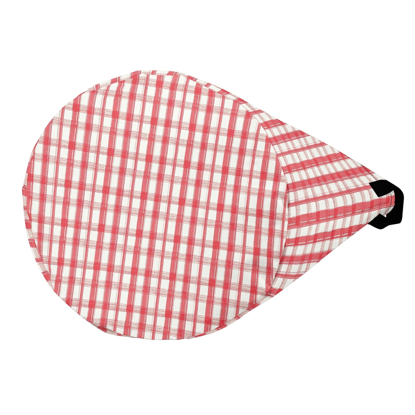 Red Plaid | Laundry Basket / Storage Bag, Durable Fabric, Mid-Size, Dual Handles, Compact When Not In Use