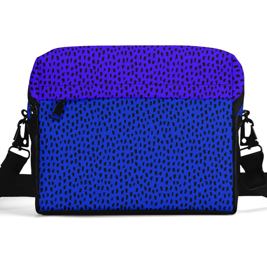 Two-Toned Design | Faux Leather Small Messenger Bag – Water-Resistant Everyday Organizer