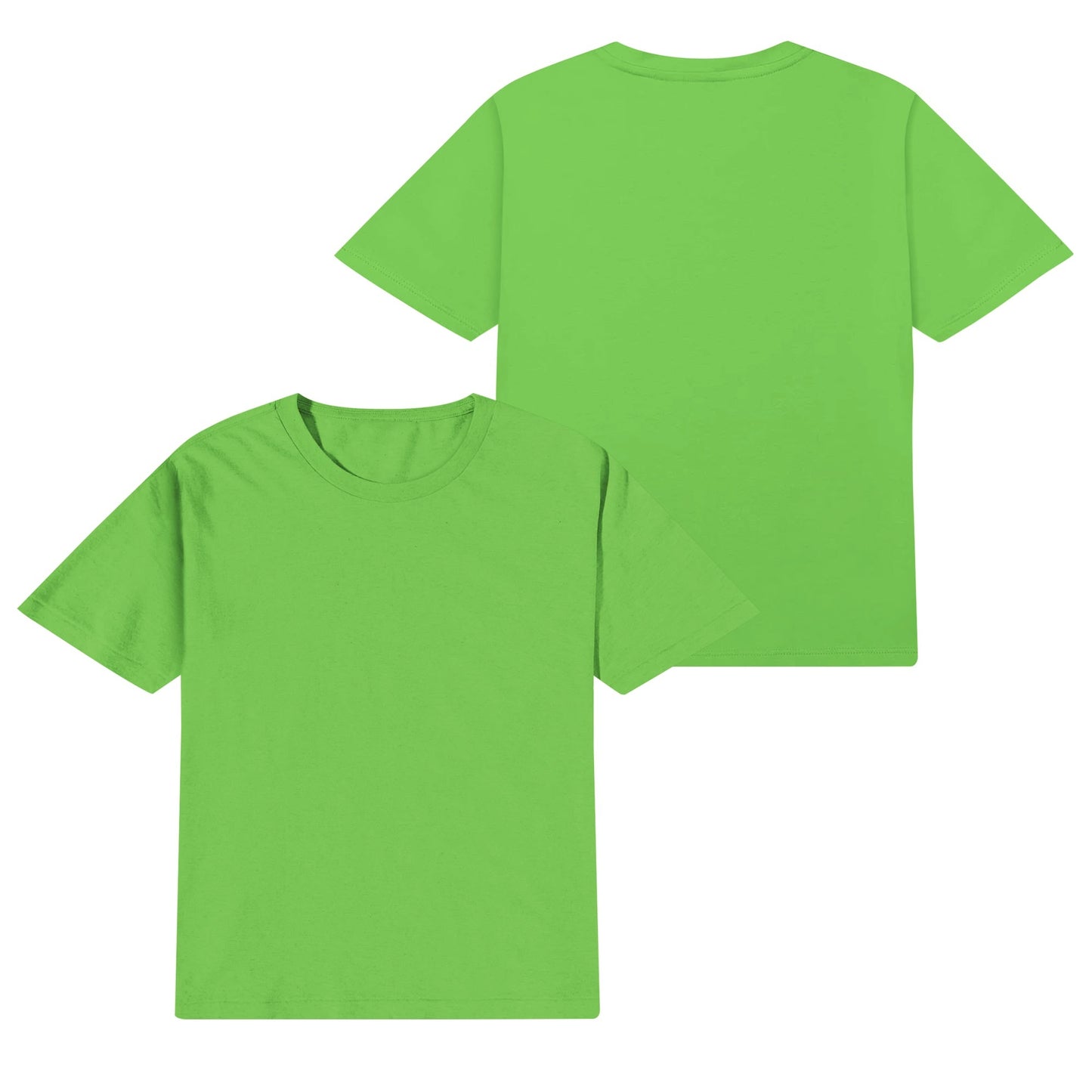Blank Tees | Classic 100% Cotton KIDS Short Sleeve T-Shirt – Pure Comfort, No Print