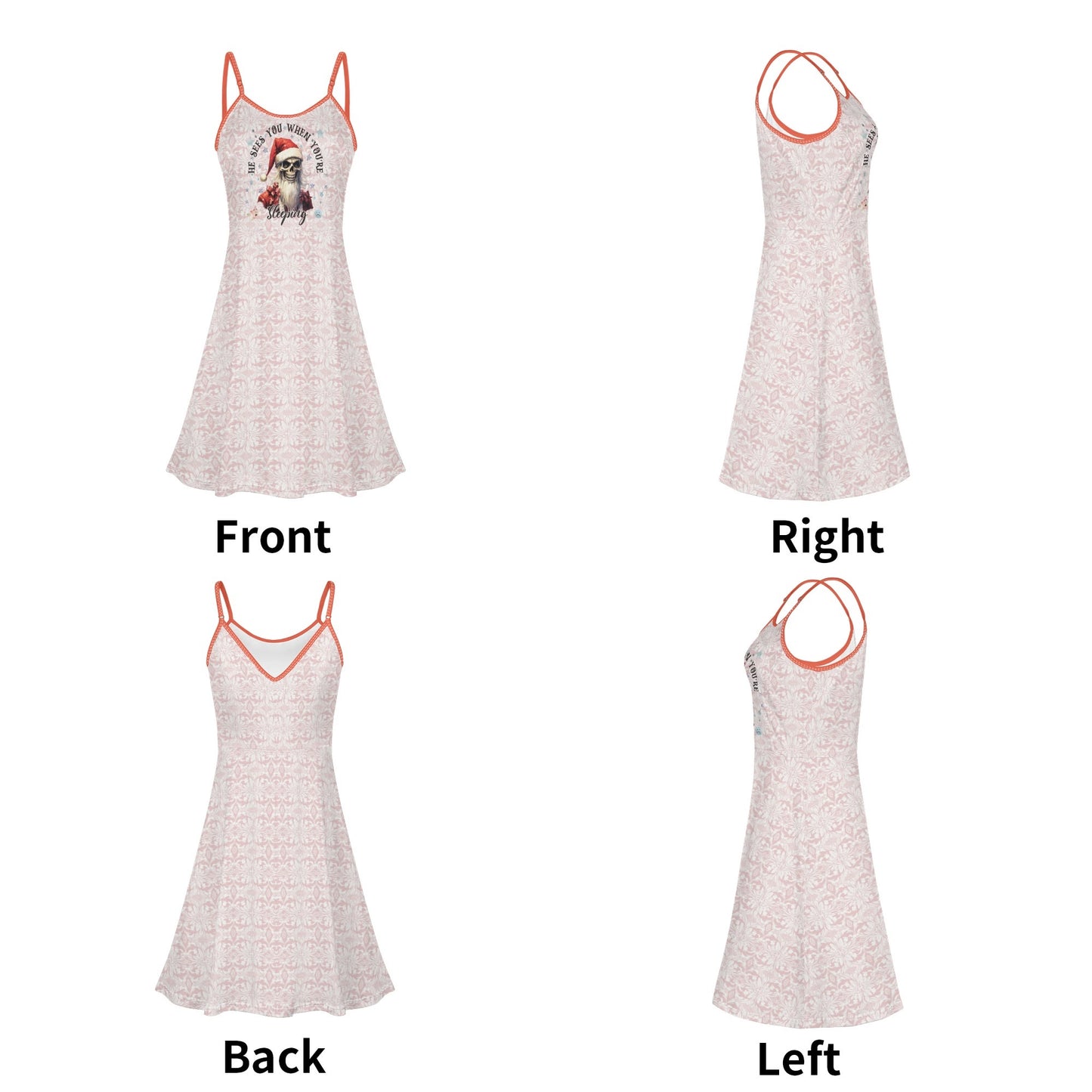 Sleepy Time | Womens Nightie - Adjustable Spaghetti Straps