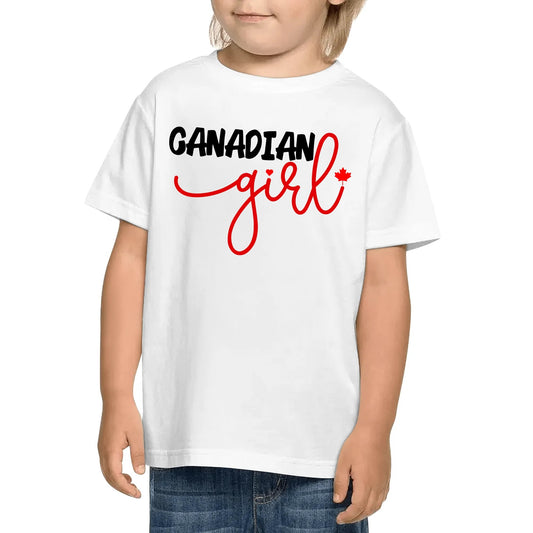 Canadian Girl | Classic 100% Cotton Unisex Short Sleeve T-Shirt – Pure Comfort