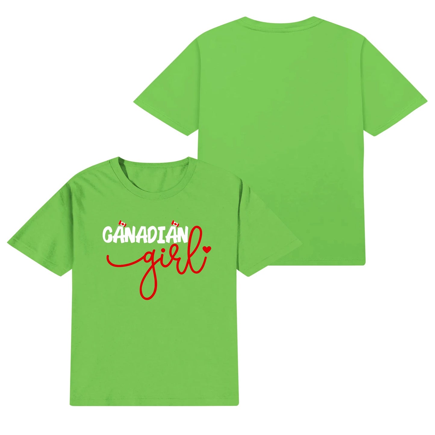 Canadian Girl | Classic 100% Cotton Unisex Short Sleeve T-Shirt – Pure Comfort